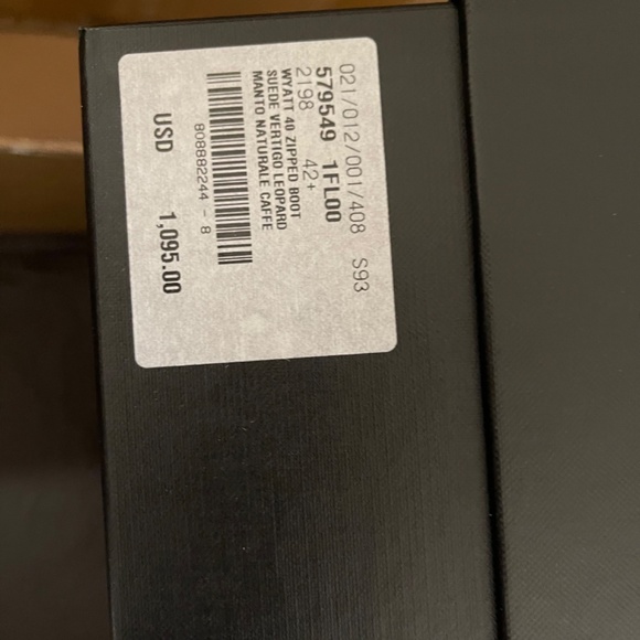 New Saint Laurent Wyatt leopard print 40mm boots - Picture 7 of 8